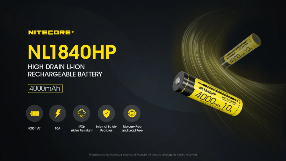 Nitecore NL1840HP