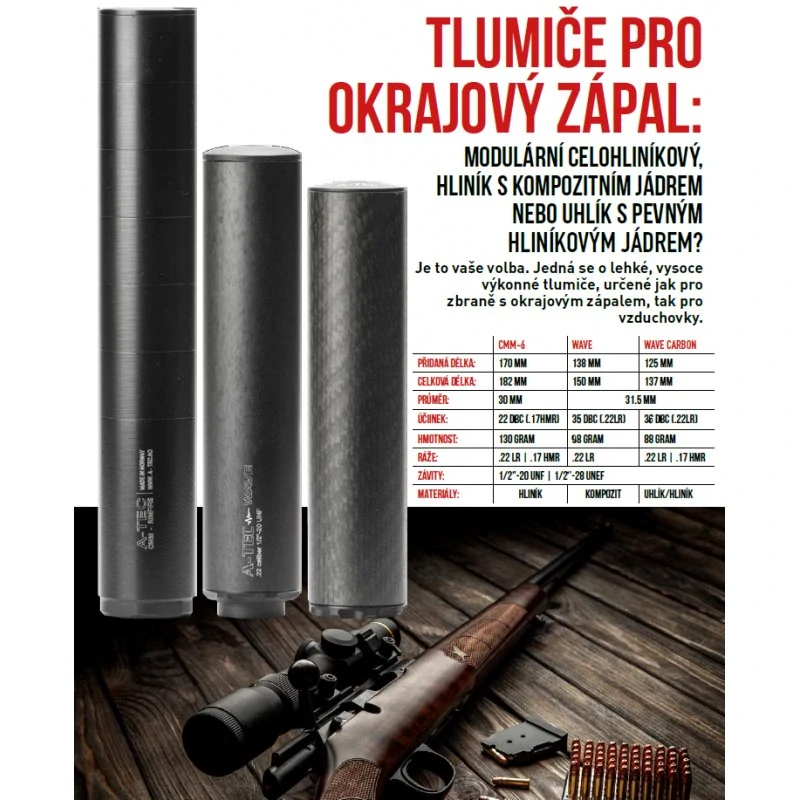 A-TEC, model CMM-6, modulový, malorážkový, pro ráže do .22"