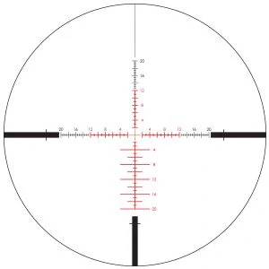Vortex Viper PST 5–25x50 SFP druhé generace s klikáním v MOA