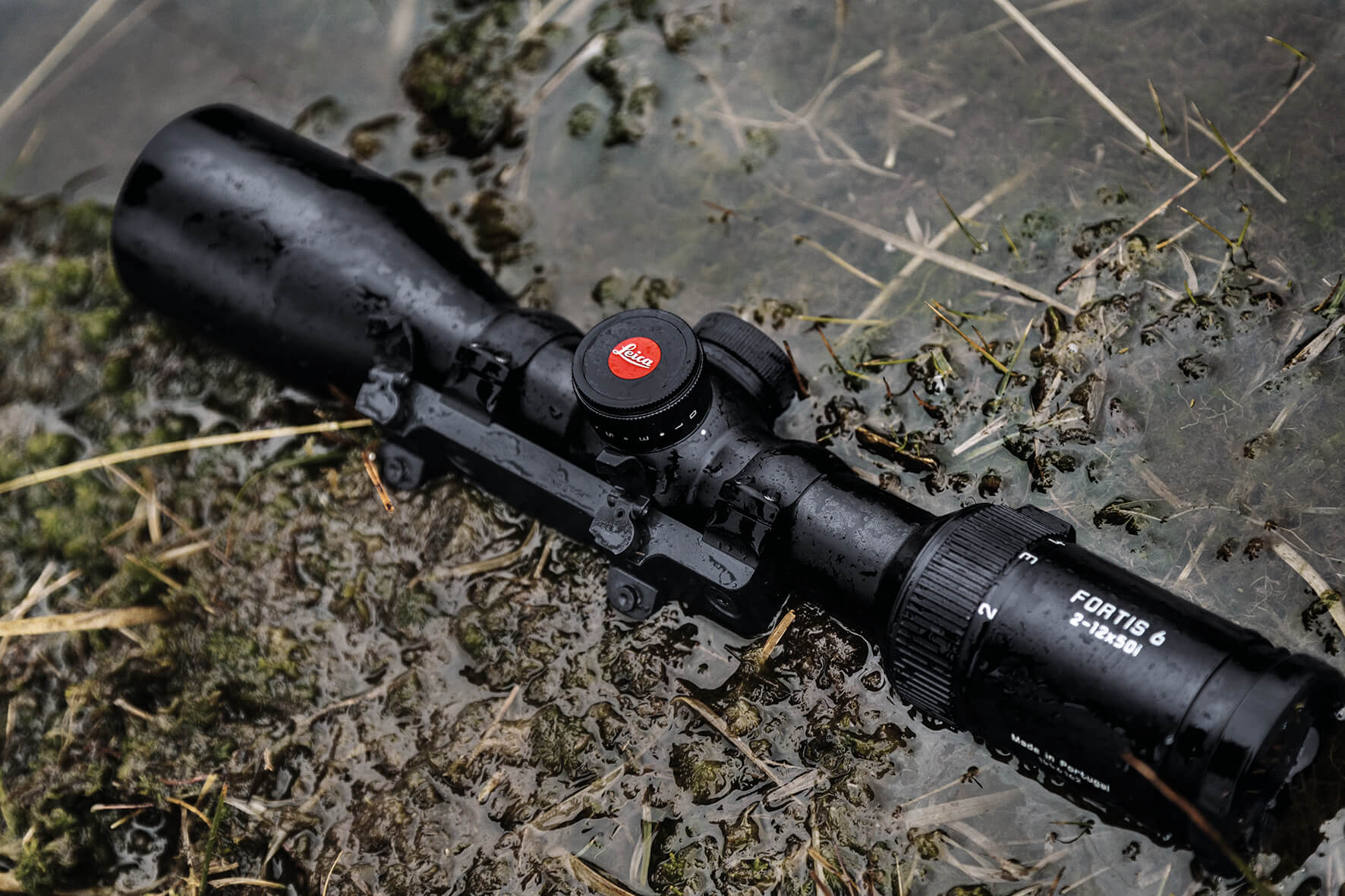 Leica Fortis 6 2.5-15 x 56i, kříž L-4a s BDC věžičkou a se šínou
