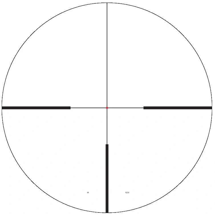 Nightforce SHV 4-14x56 - .25 MOA - Center Only Illumination - 4A