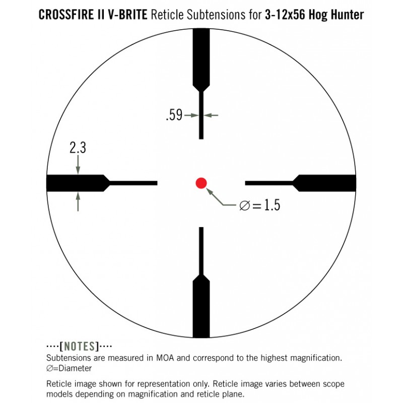 Vortex Crossfire II 3-12x56 AO Hog Hunter
