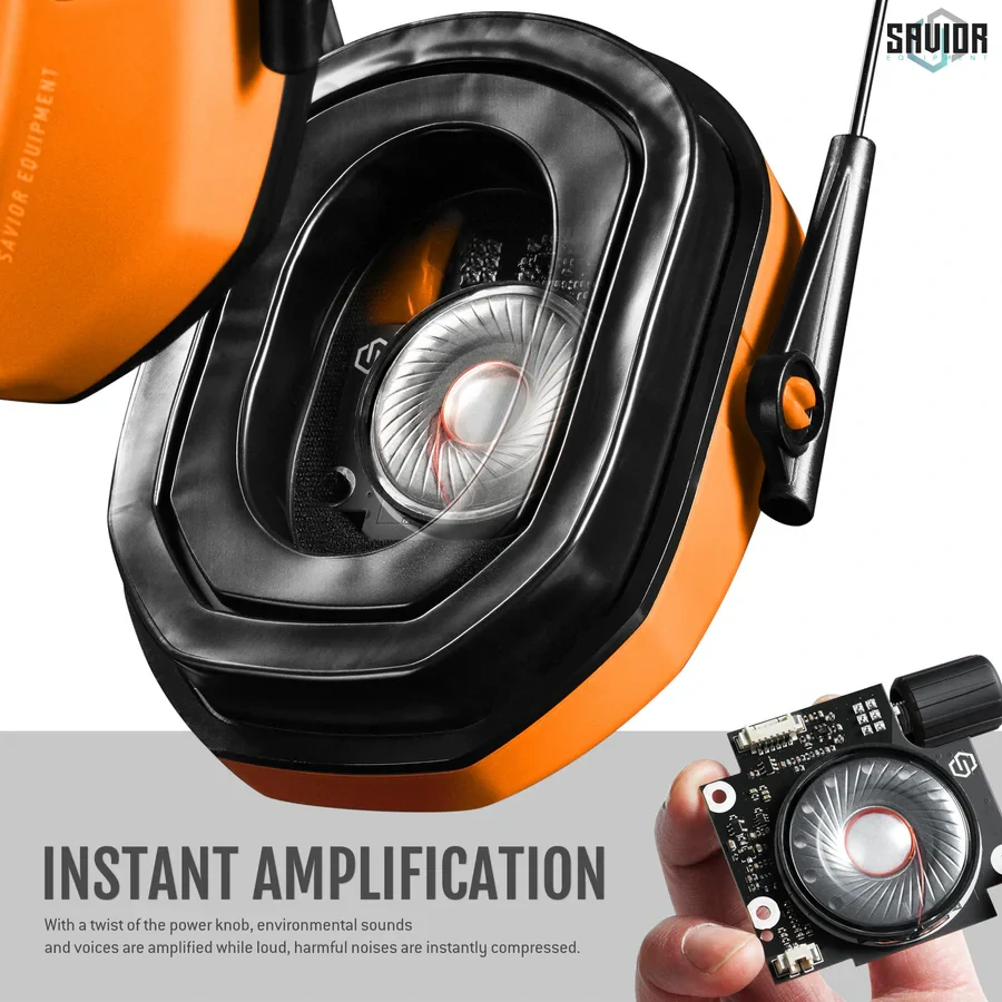 Elektronická sluchátka Savior Apollo - orange